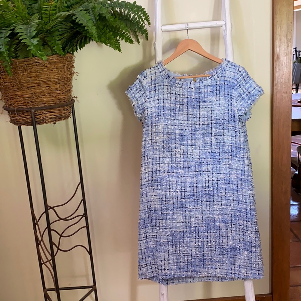 COPY - Sara Campbell textured tweed A-line dress. Worn 1X
